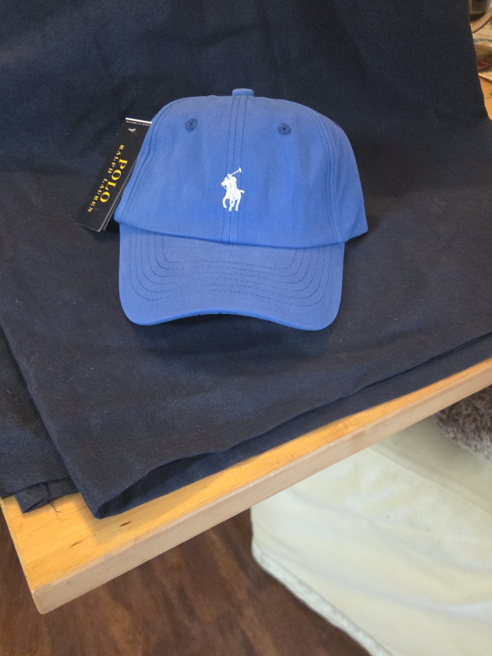 Polo by Ralph Lauren Men's Blue Classic Pony Cap